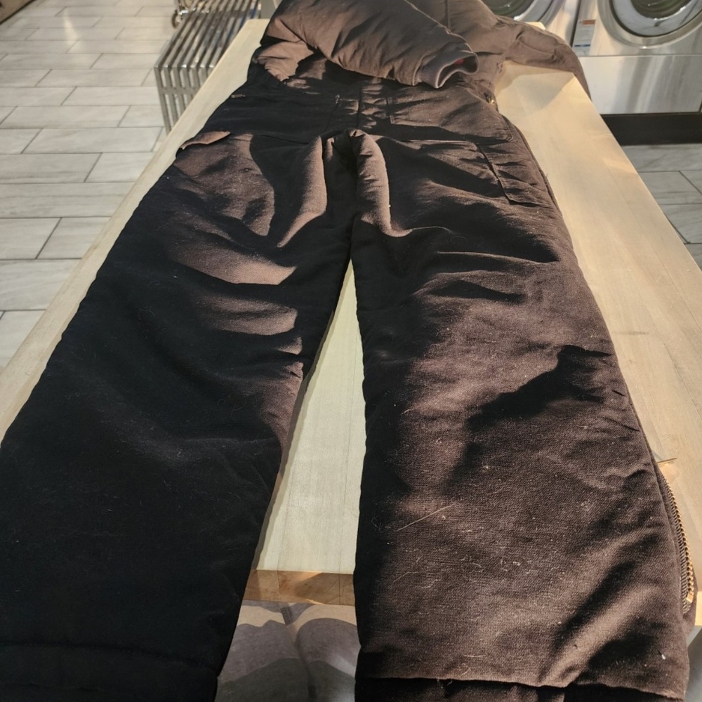 Black Insulated Coveralls Steel Guard